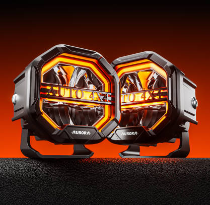 Aurora 4" Fog Lights LED Work Light for Off-Road from AURORA China flashlight manufacturer